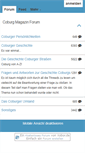 Mobile Screenshot of coburg-magazin-forum.de