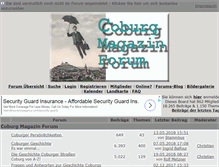 Tablet Screenshot of coburg-magazin-forum.de